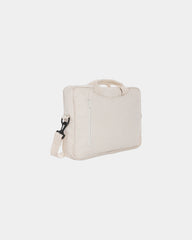 Custodia laptop 15,4" cotone riciclato da personalizzare - Bianco Panna