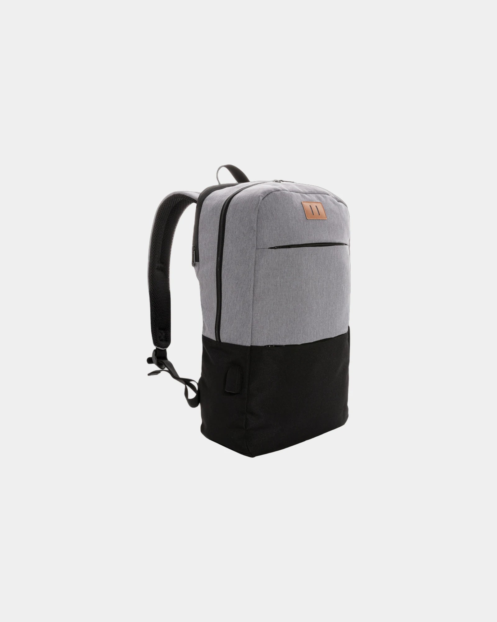 Zaino porta PC 15,6" USB anti RFID da personalizzare - Nero