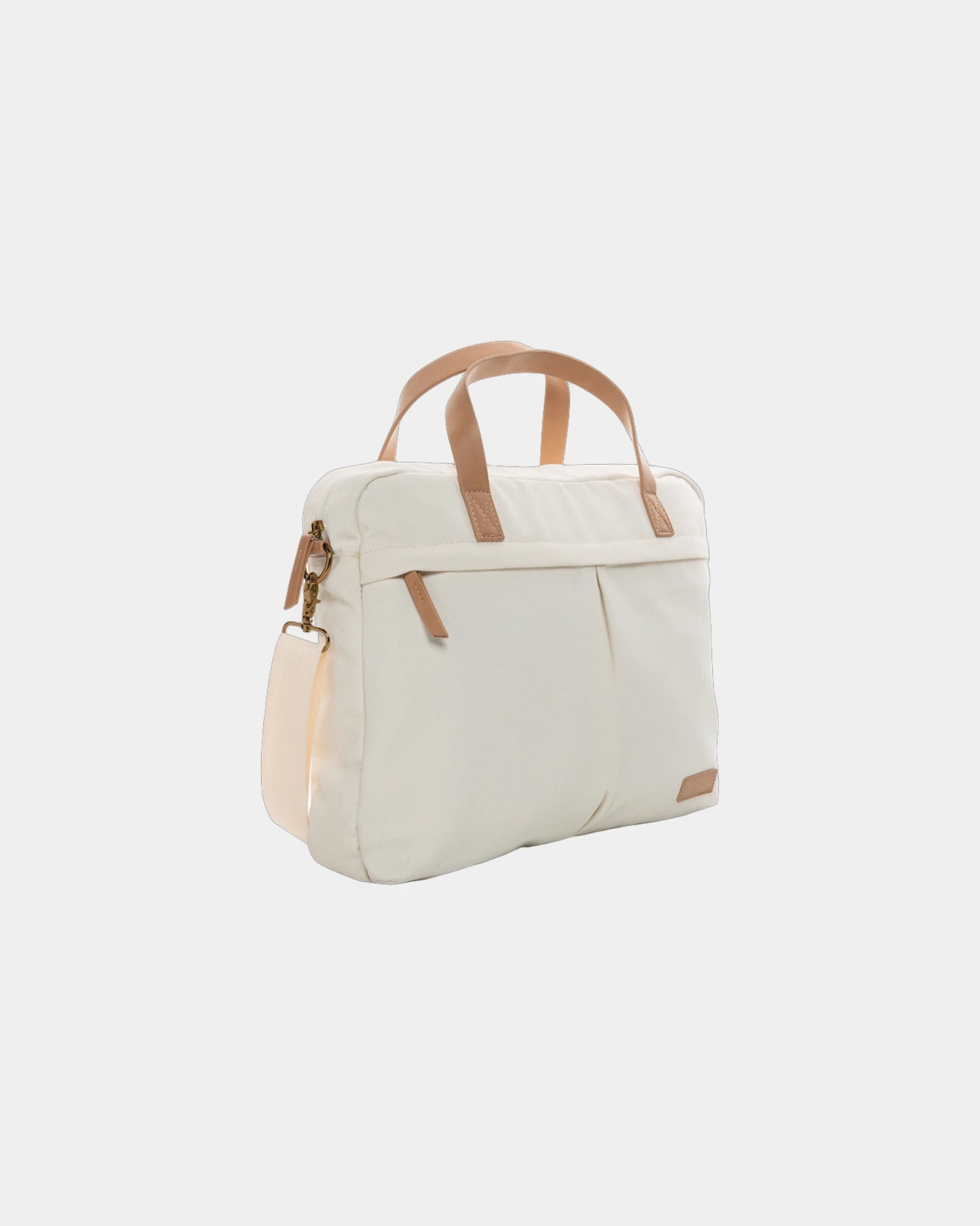 Custodia laptop cotone riciclato 15,6" da personalizzare - Bianco Panna