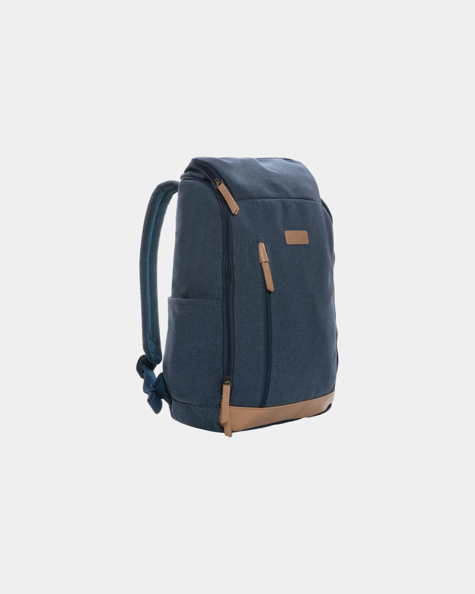 Zaino porta PC cotone riciclato 15" da personalizzare - Blu