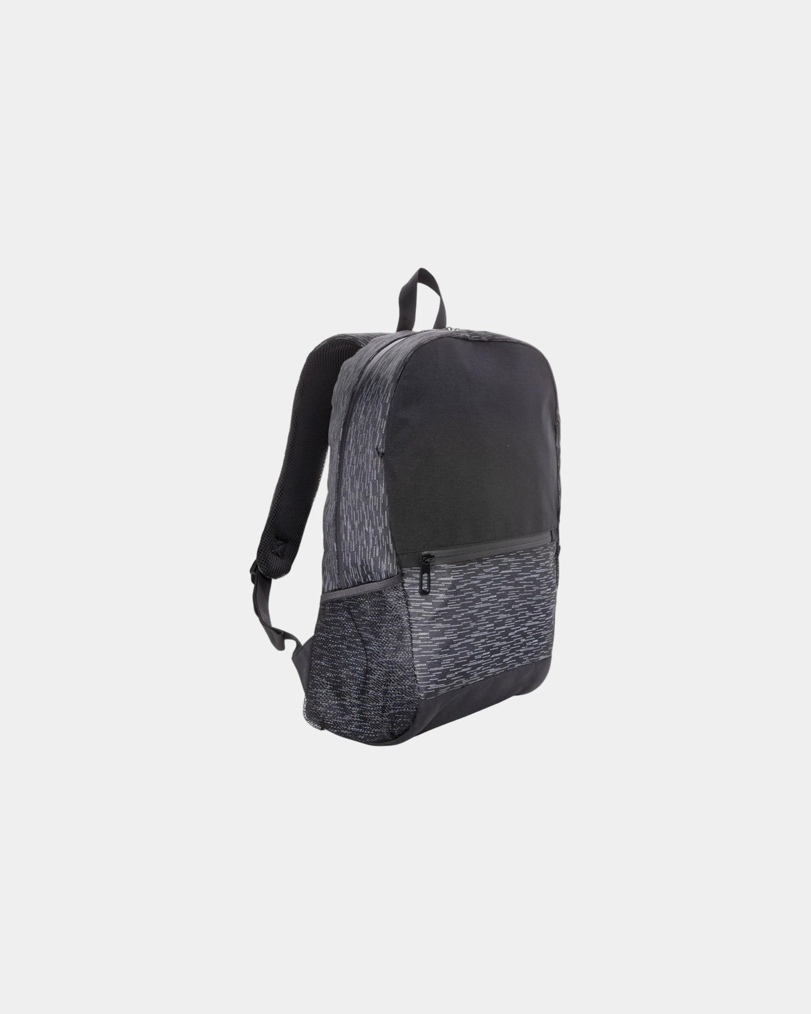 Zaino porta laptop riflettente RPET da personalizzare - Nero
