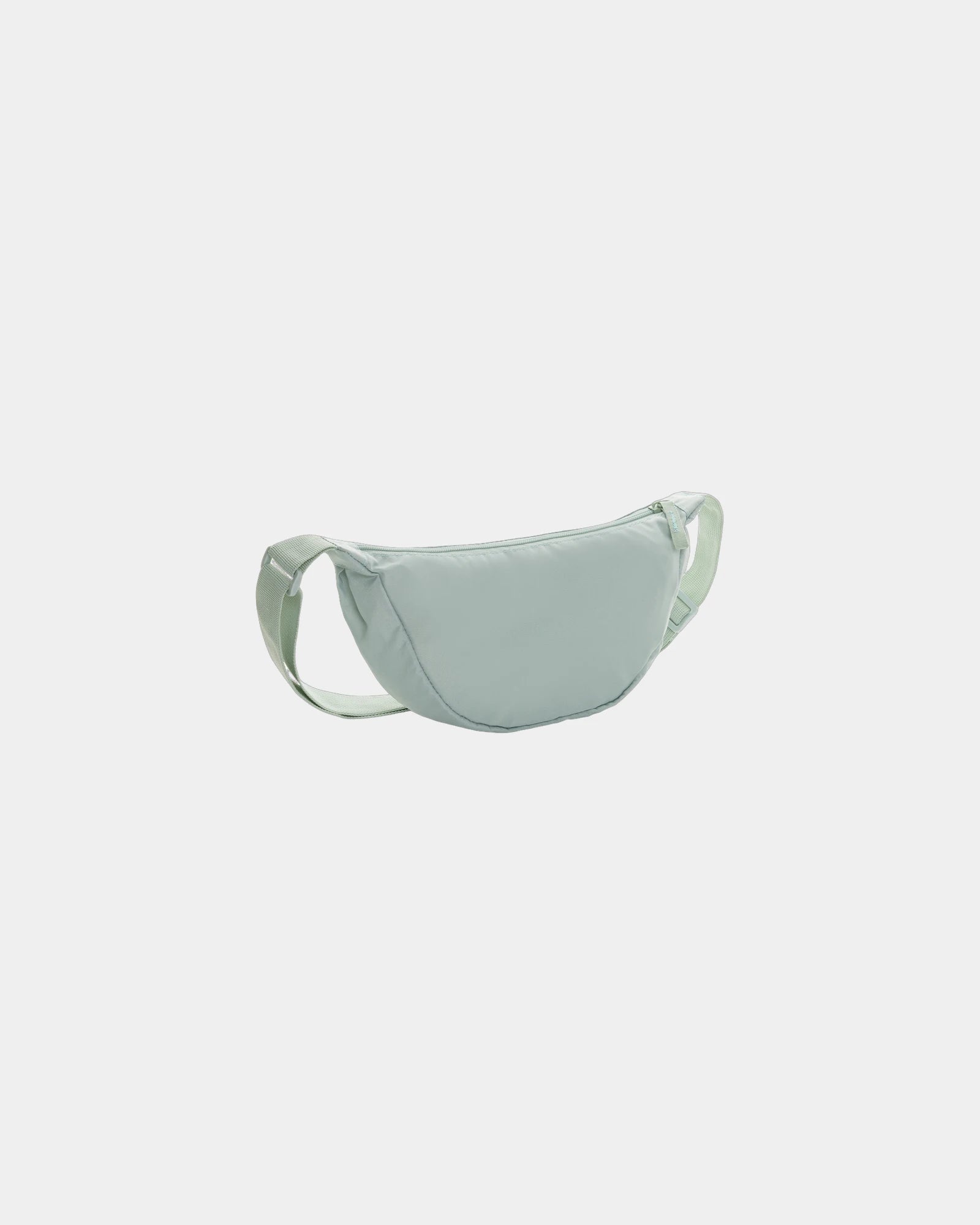 Marsupio tracolla riciclato rPET Crescent da personalizzare - Verde Iceberg
