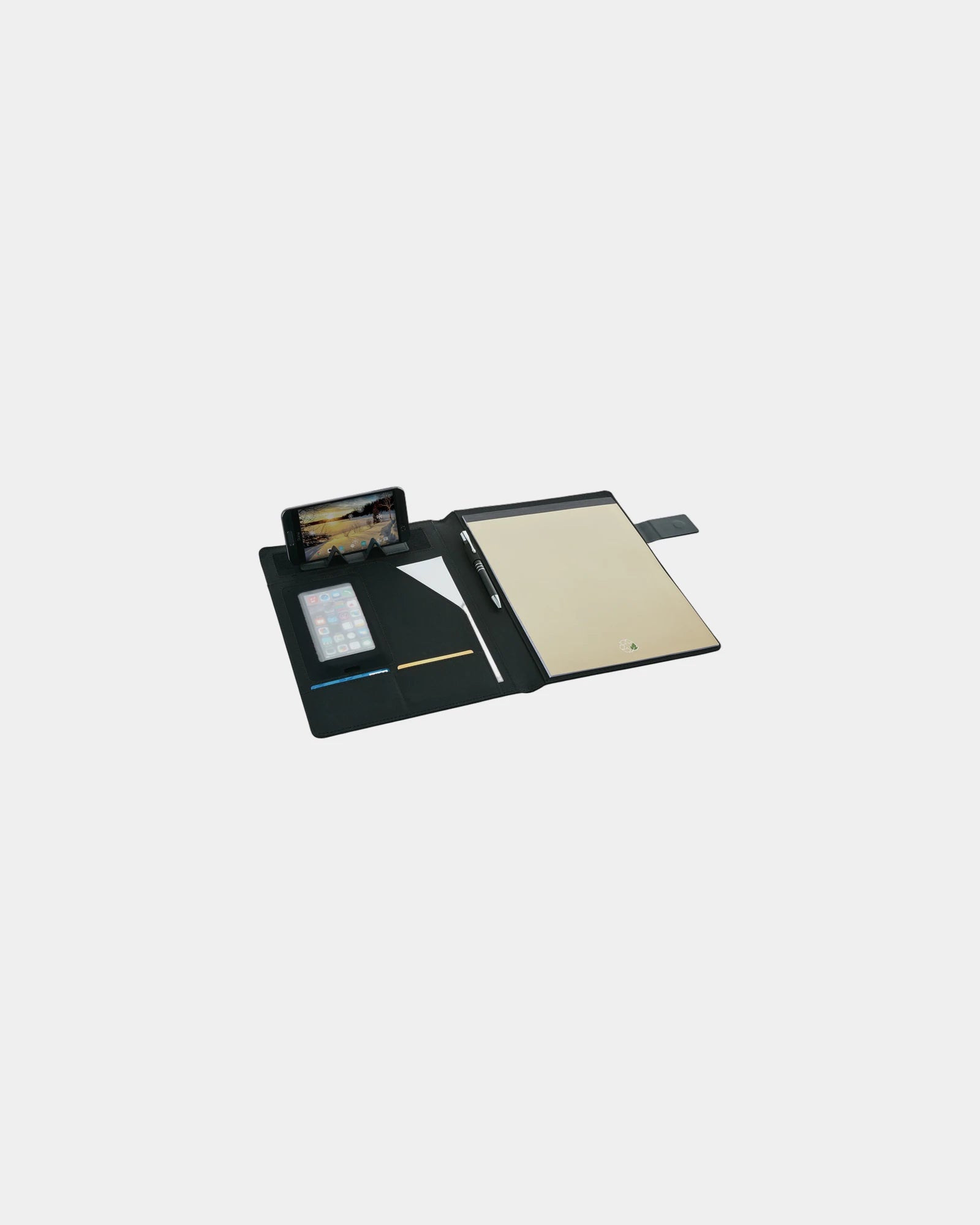 Portablocco A4 chiusura magnetica da personalizzare - Nero