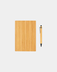 Set taccuino A5 e penna in bambù da personalizzare - 3