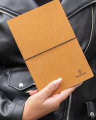 Taccuino A5 in pelle riciclata GRS da personalizzare - 21