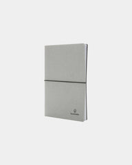 Taccuino A5 in pelle riciclata GRS da personalizzare - Grigio chiaro