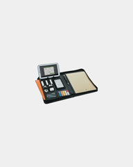 Portablocco A4 PU con zip porta tablet da personalizzare - Nero