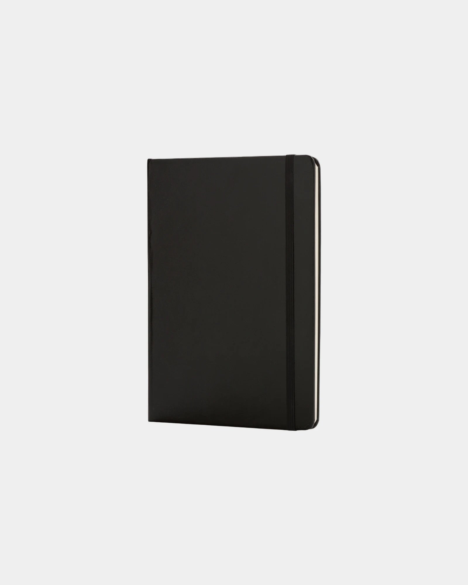 Taccuino A5 copertina rigida elastico da personalizzare - Nero