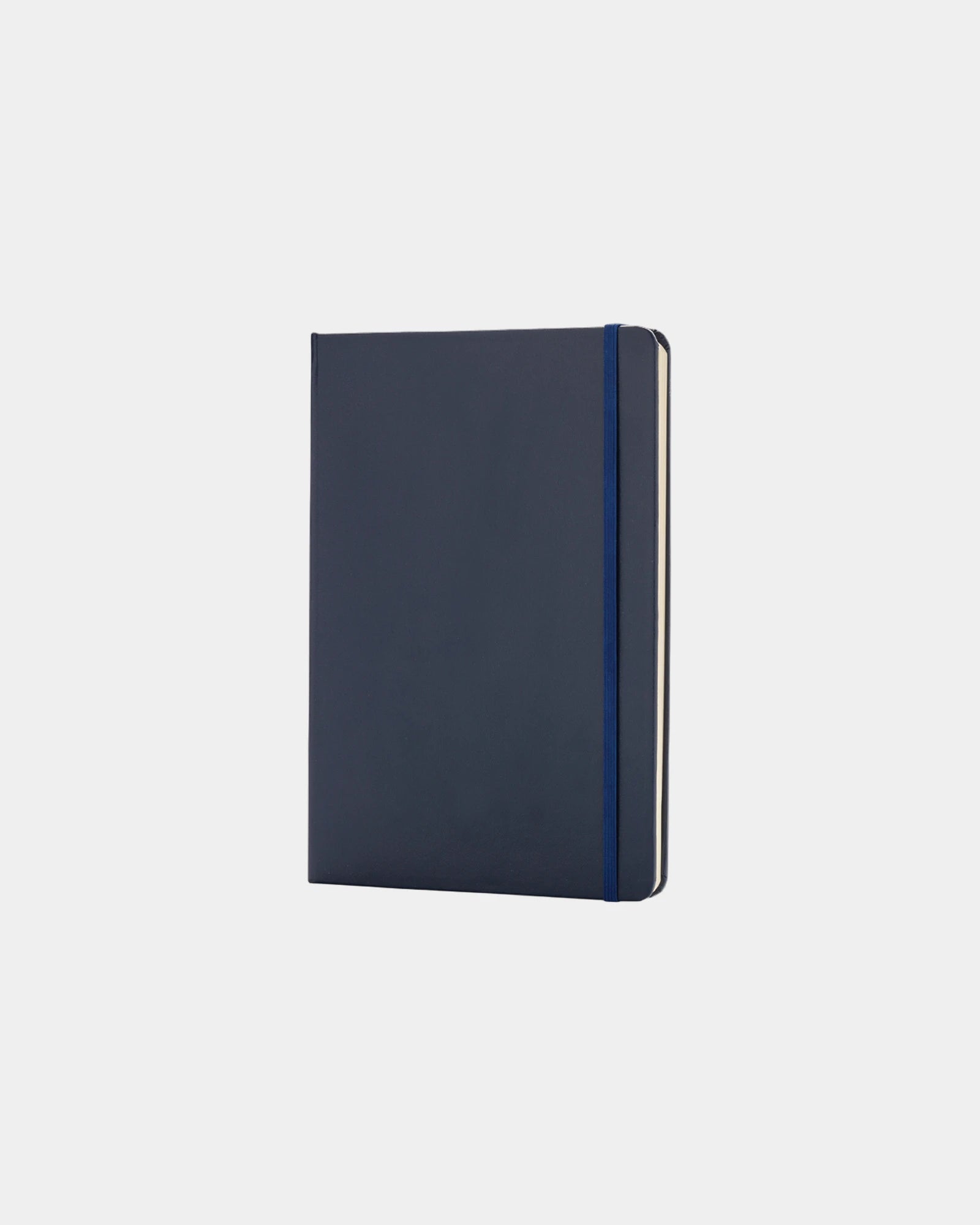 Taccuino A5 copertina rigida elastico da personalizzare - Blu Navy