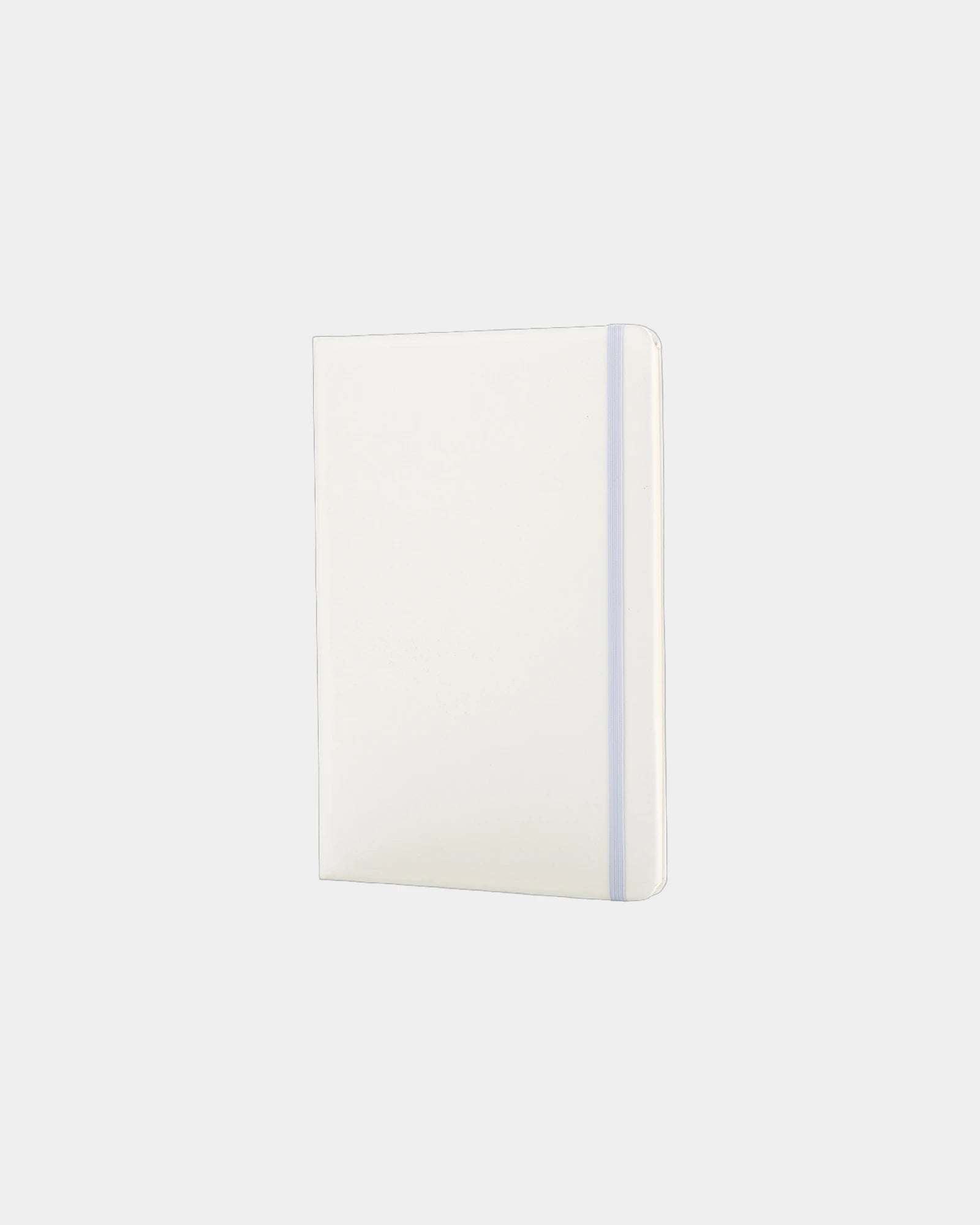 Taccuino A5 copertina rigida elastico da personalizzare - Bianco