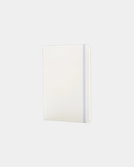 Taccuino A5 copertina rigida elastico da personalizzare - Bianco