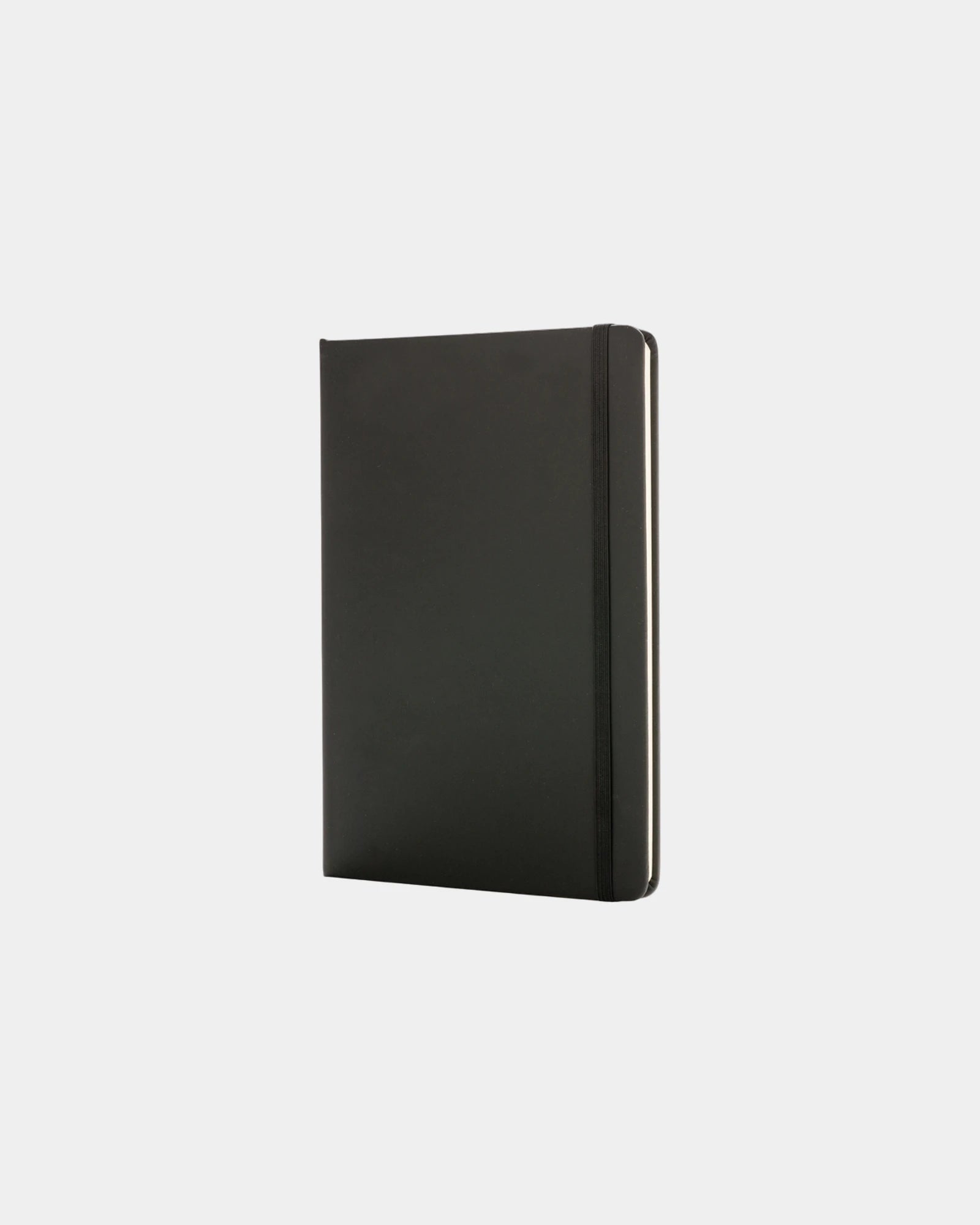 Taccuino A5 in PU con elastico da personalizzare - Nero