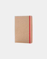 Taccuino kraft A5 riciclato carta FSC da personalizzare - Rosso