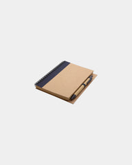Taccuino a spirale kraft con penna da personalizzare - 1