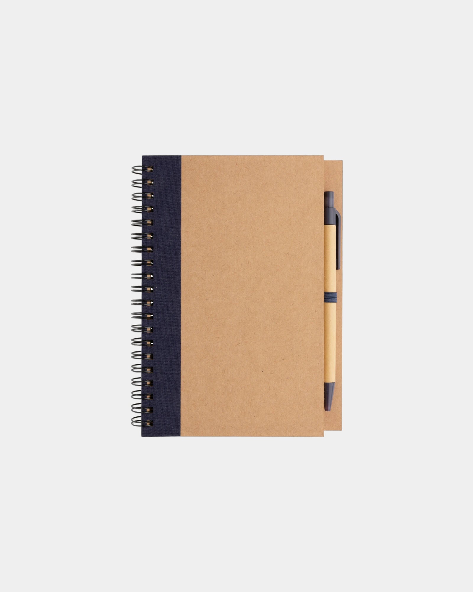 Taccuino a spirale kraft con penna da personalizzare - 2
