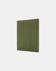 Portablocco A4 rPET chiusura magnetica da personalizzare - Verde