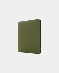 Portablocco A4 rPET con zip da personalizzare - Verde