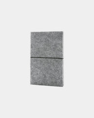 Taccuino A5 in feltro riciclato GRS da personalizzare - Grigio