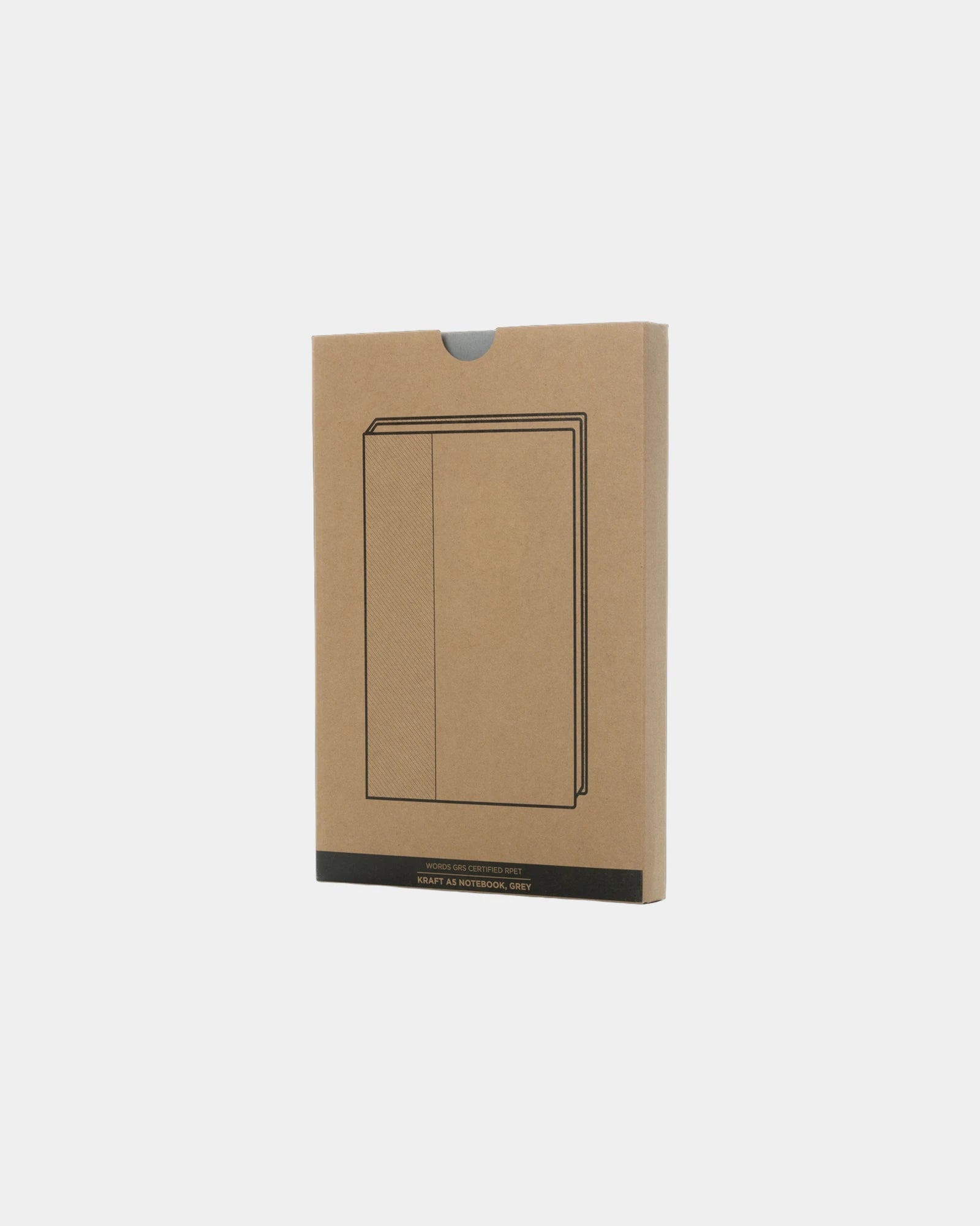 Taccuino A5 kraft riciclato GRS da personalizzare - 5