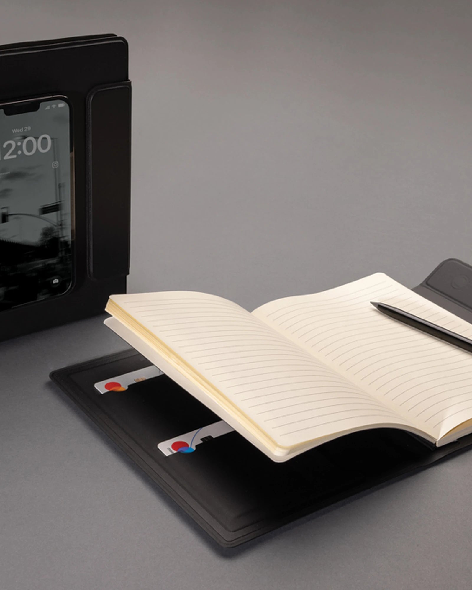 Portadocumenti A5 magnetico PU riciclato da personalizzare - 9