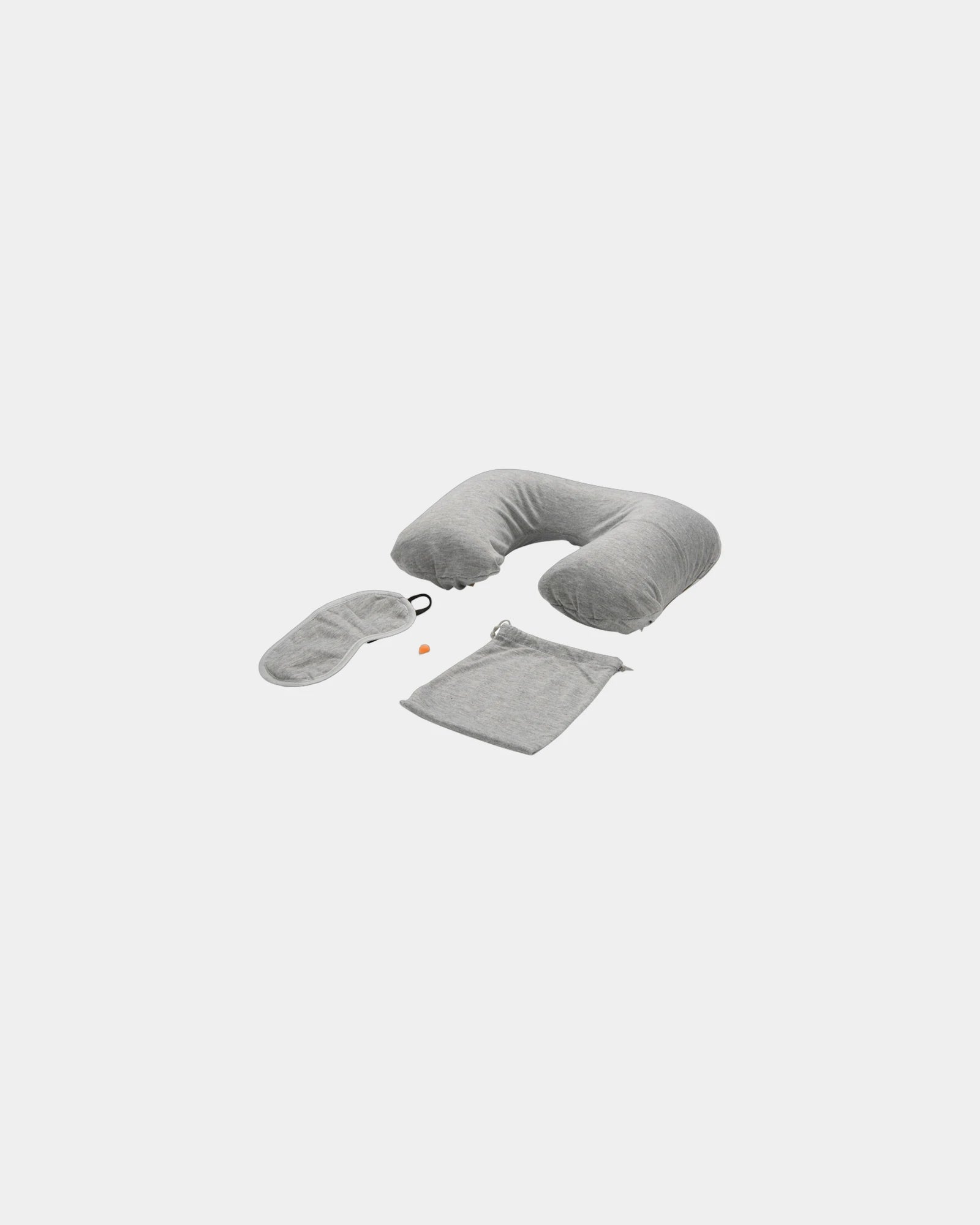 Set da viaggio comfort poliestere PVC da personalizzare - Grigio