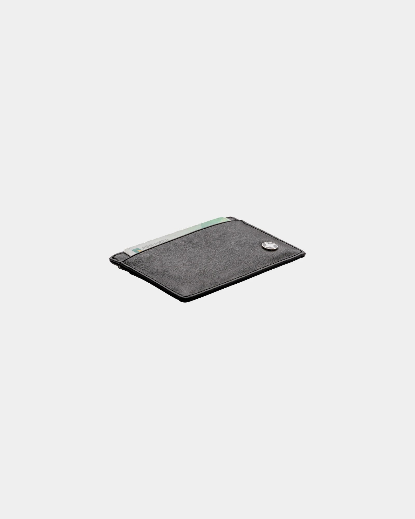 Portacarte anti RFID similpelle PU da personalizzare - Nero