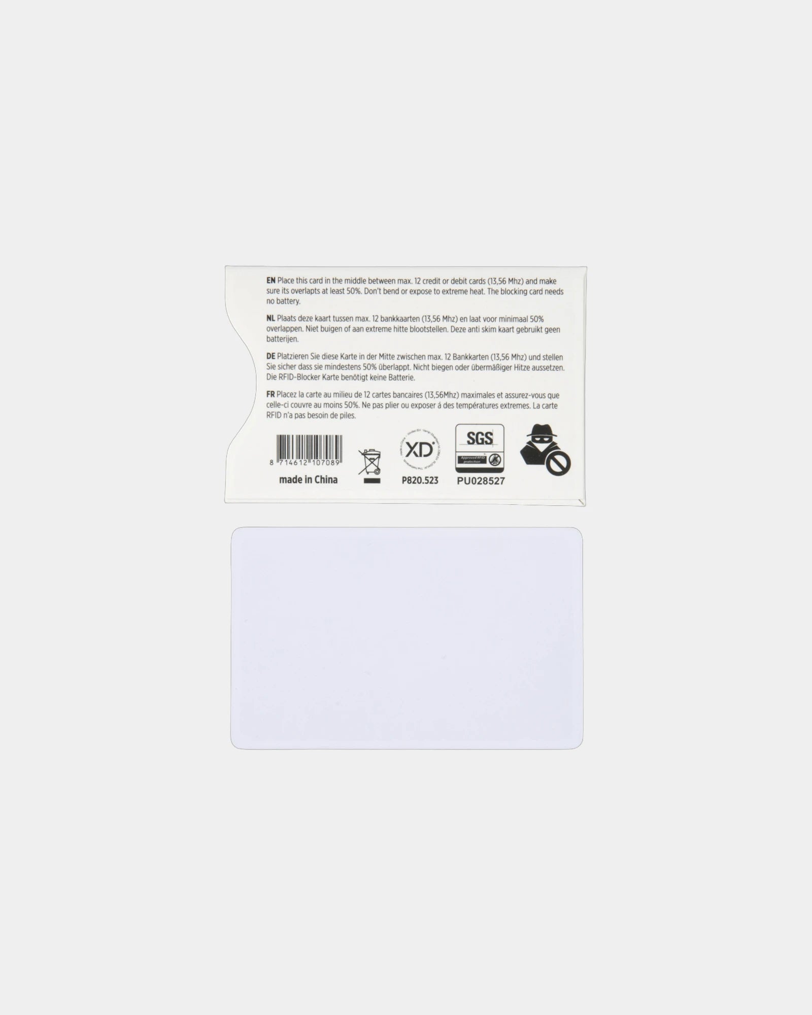 Scudo anti RFID PVC blocca segnale da personalizzare - 3