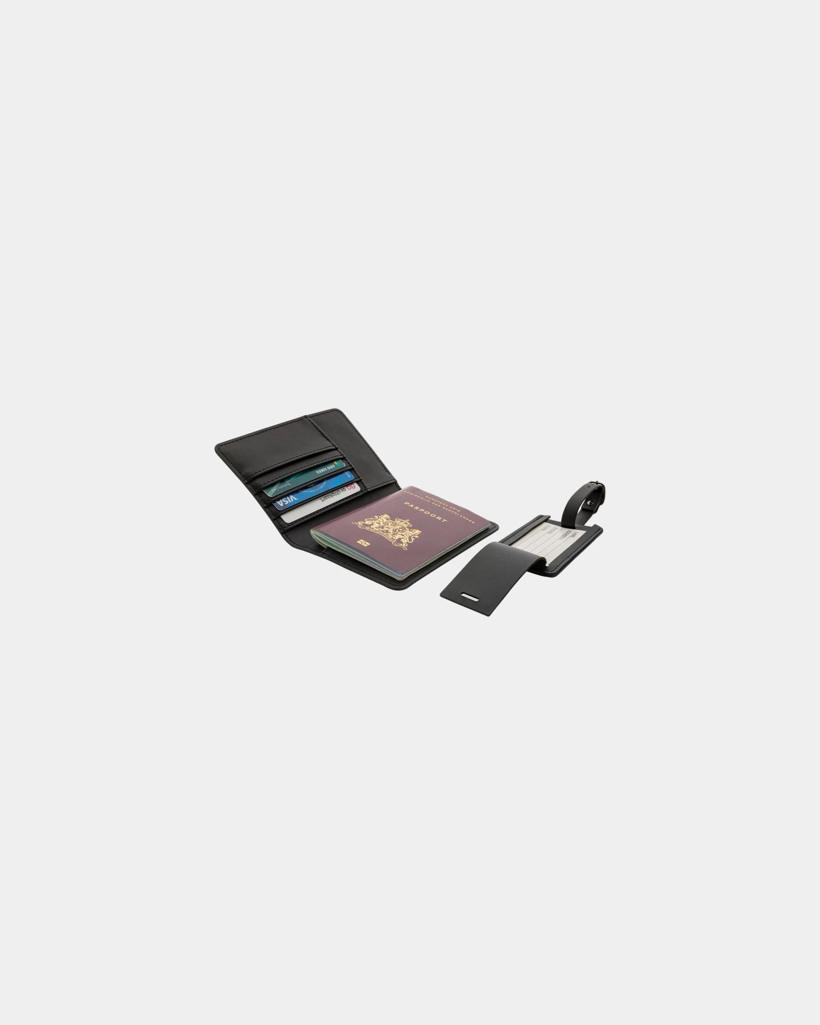 Set da viaggio PU riciclato GRS da personalizzare - 3