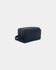 Beauty case in rPET riciclato Armond da personalizzare - Blu Navy