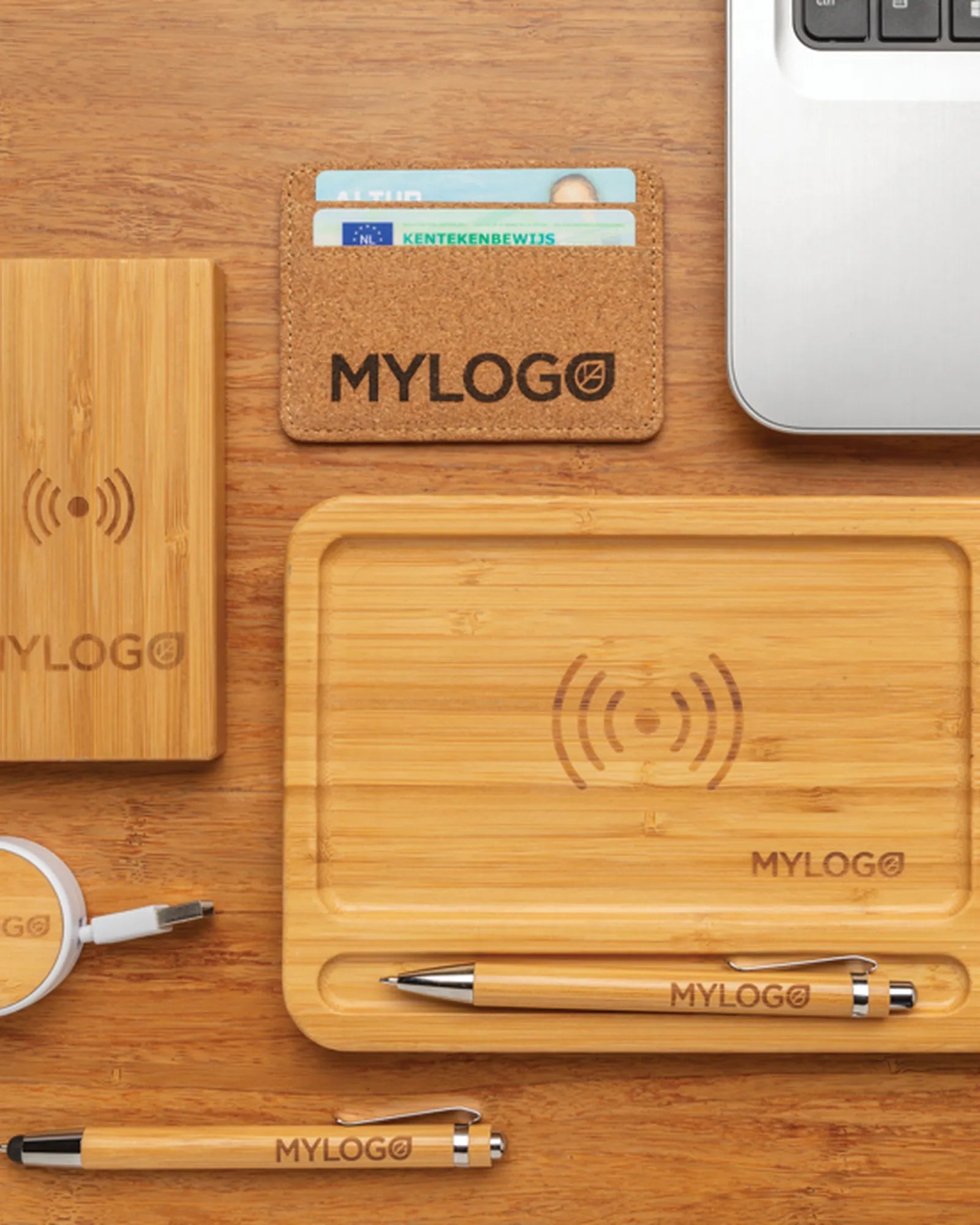 Portacarte in sughero anti-RFID da personalizzare - 10
