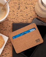 Portacarte in sughero anti-RFID da personalizzare - 9