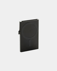 Portacarte magnetico anti-RFID alluminio da personalizzare - Nero