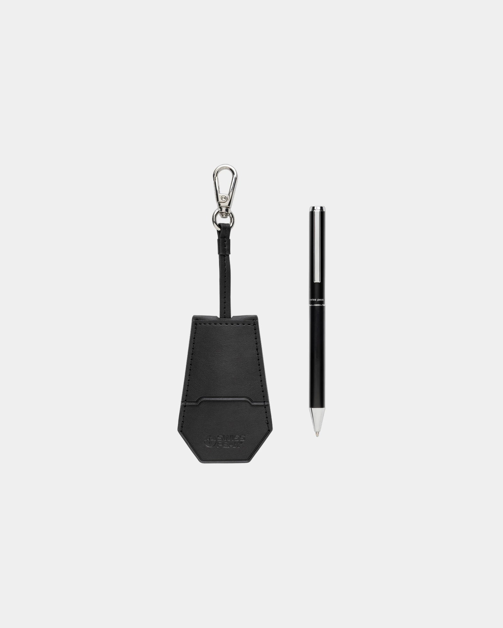 Set portachiavi e penna PU riciclato Tula da personalizzare - 1