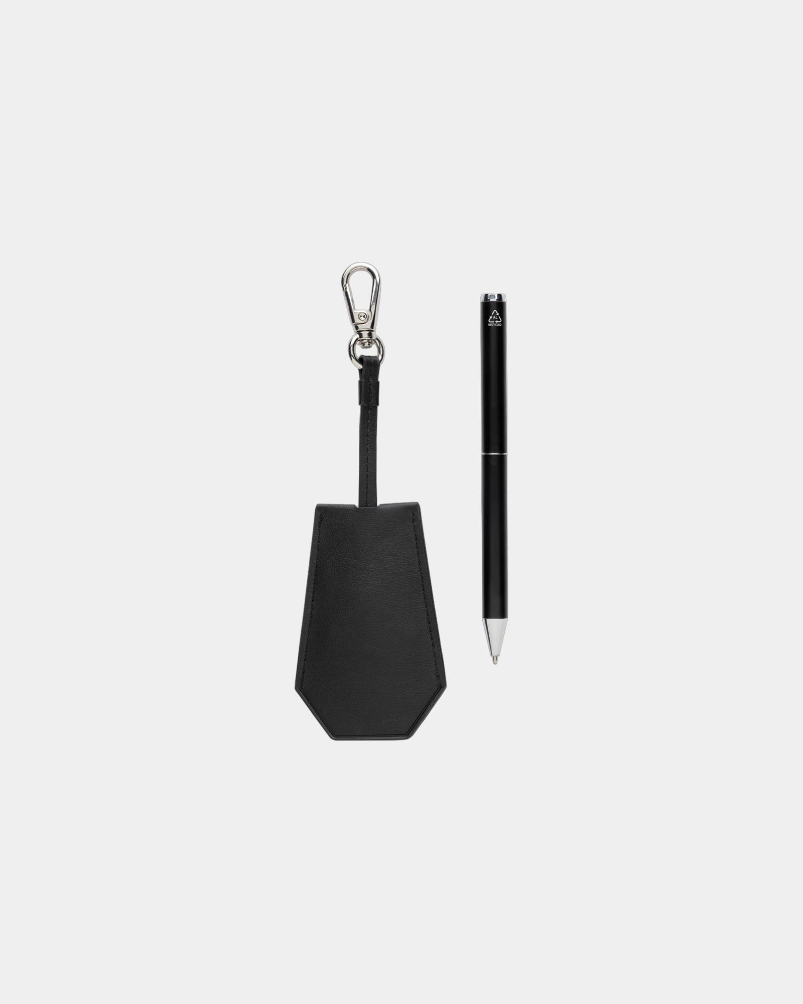 Set portachiavi e penna PU riciclato Tula da personalizzare - 2