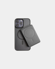 Portacarte MagSafe anti-RFID cuoio PU da personalizzare - 7