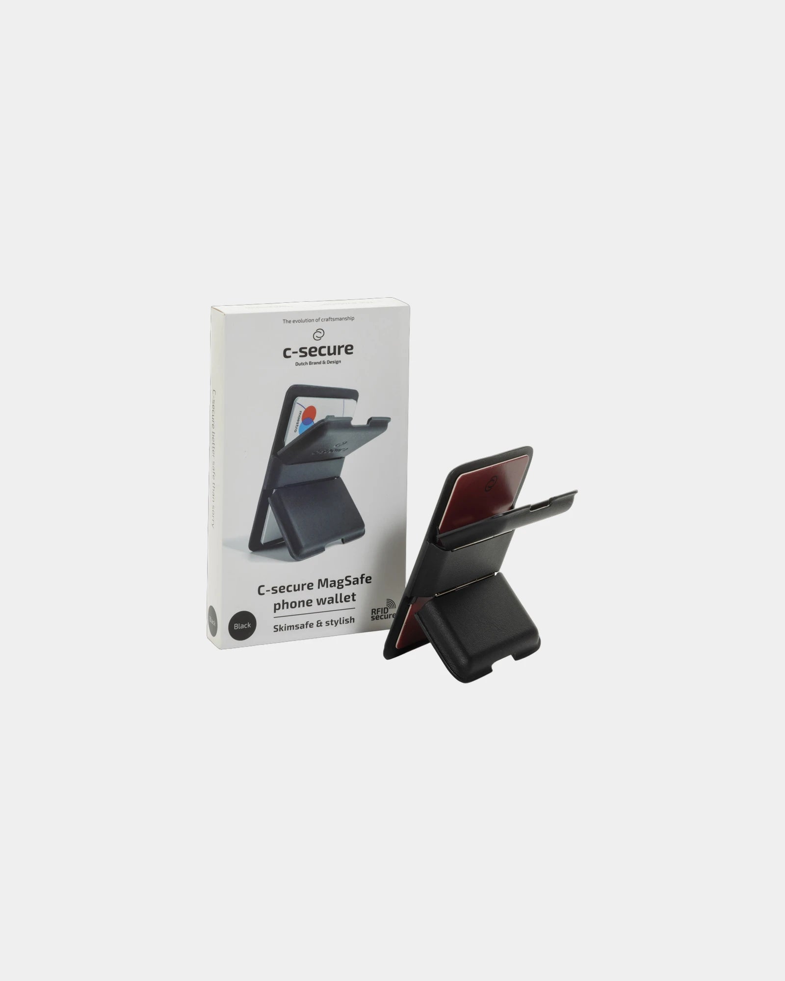 Portacarte MagSafe anti-RFID cuoio PU da personalizzare - 2