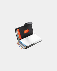 Portacarte anti RFID alluminio e PU da personalizzare - 1