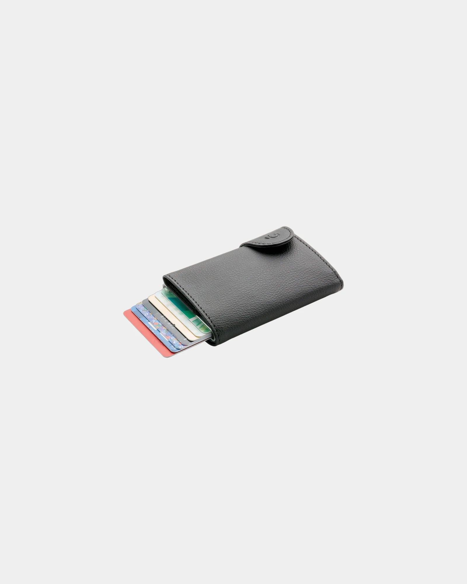 Portacarte anti RFID alluminio 7 carte da personalizzare - Nero