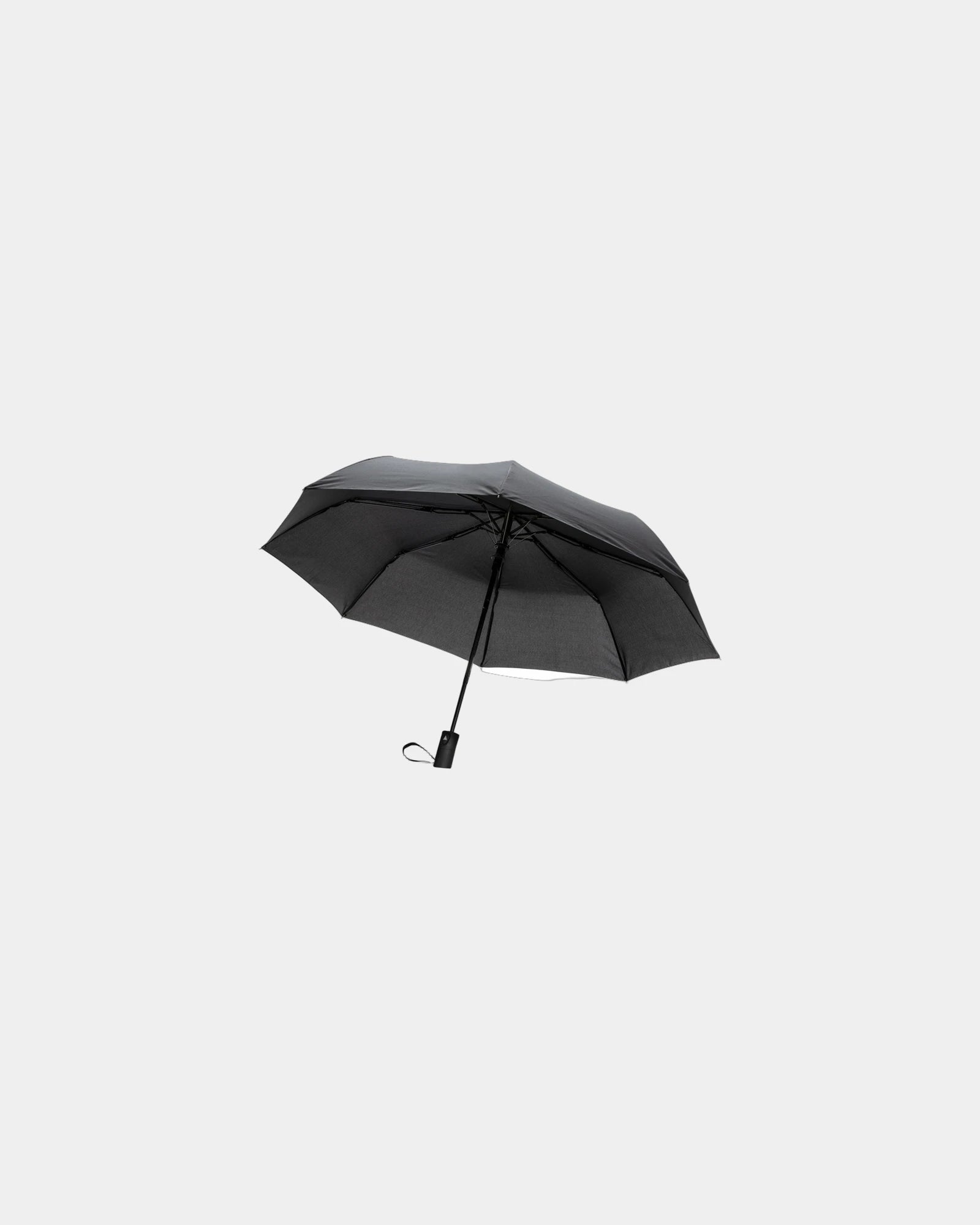 Mini ombrello automatico riciclato 21" da personalizzare - Nero
