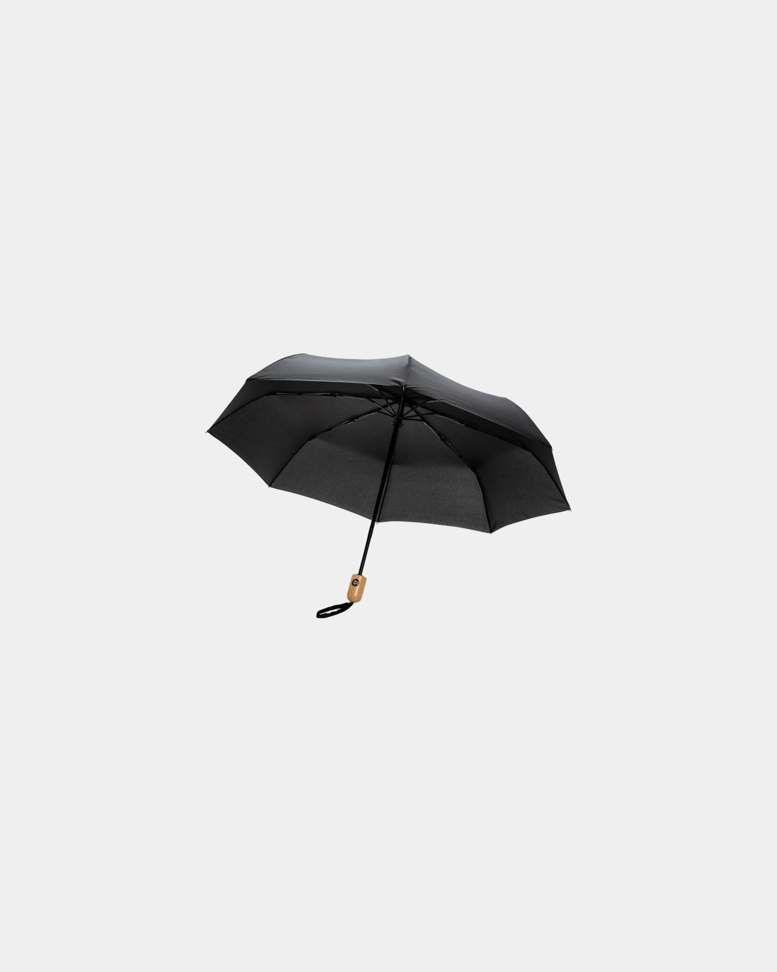 Ombrello automatico riciclato rPET 21" da personalizzare - Nero