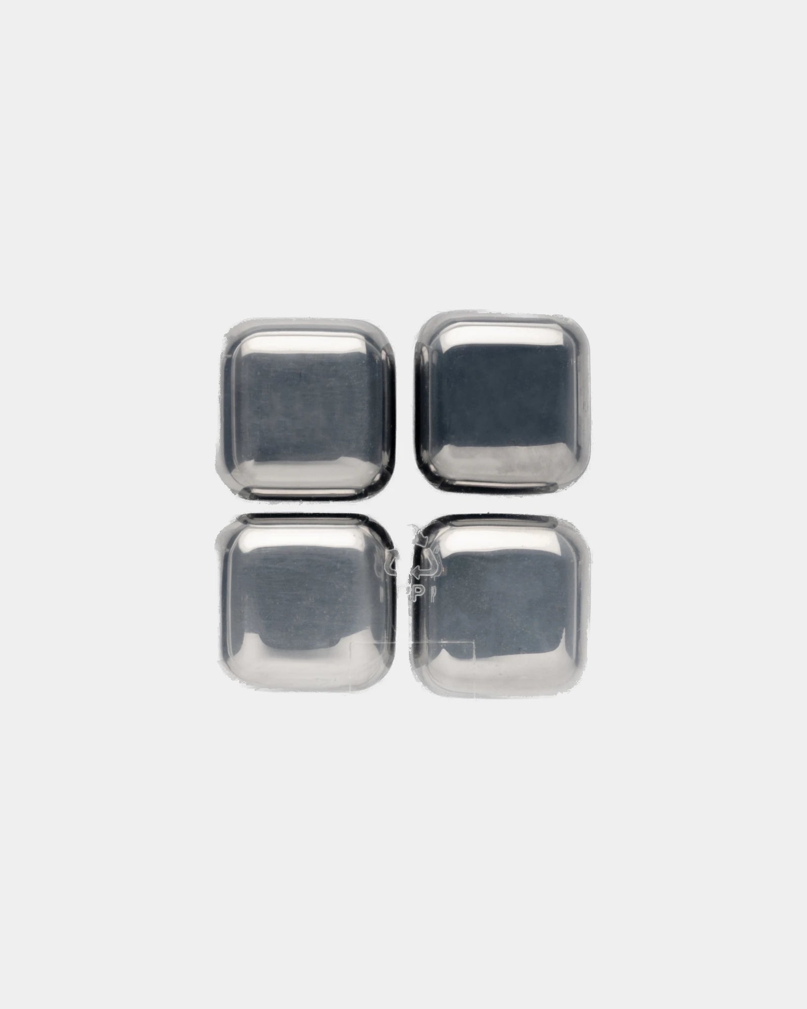 Cubetti di ghiaccio acciaio inox 4pz da personalizzare - 3