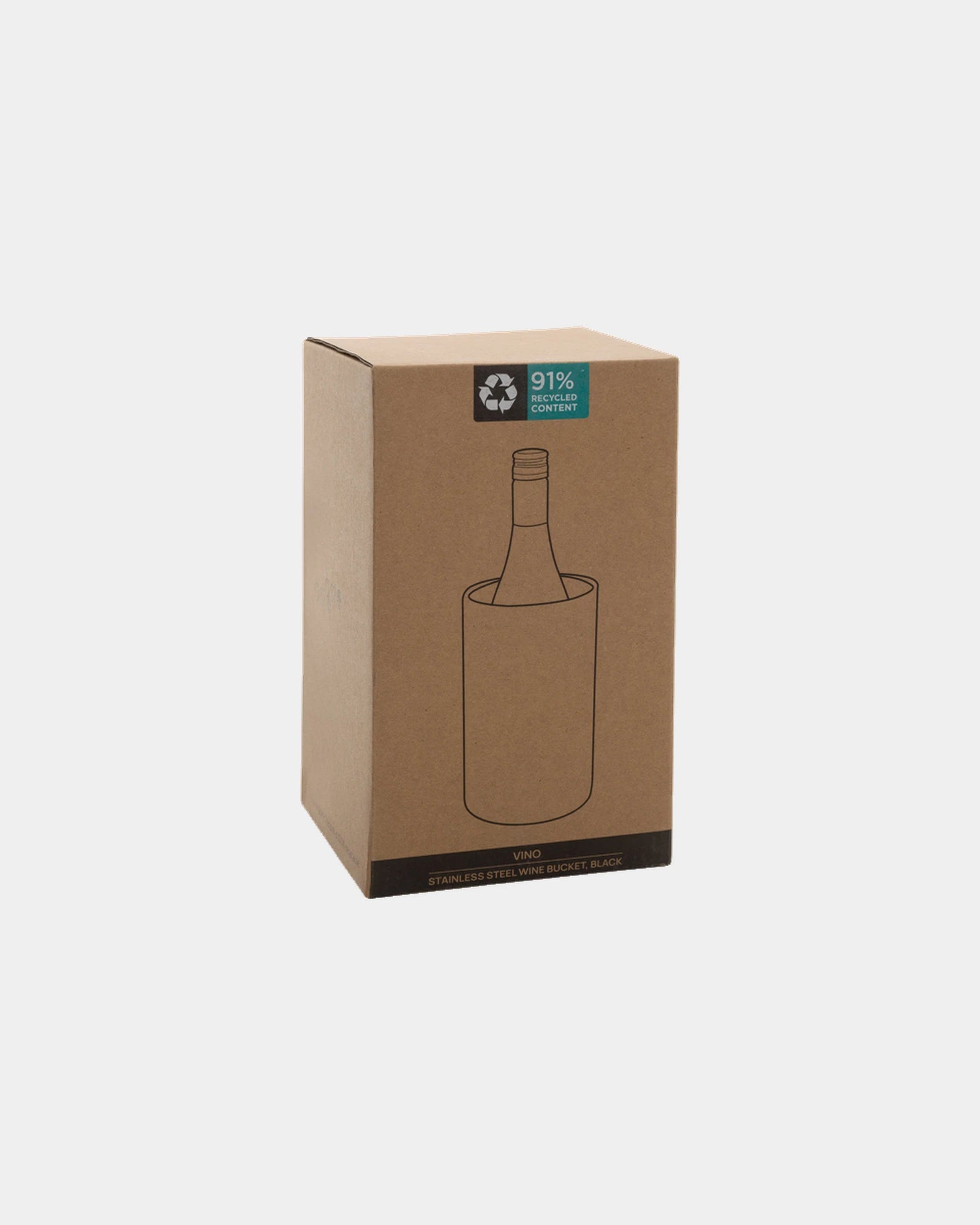Secchiello vino acciaio inox riciclato da personalizzare