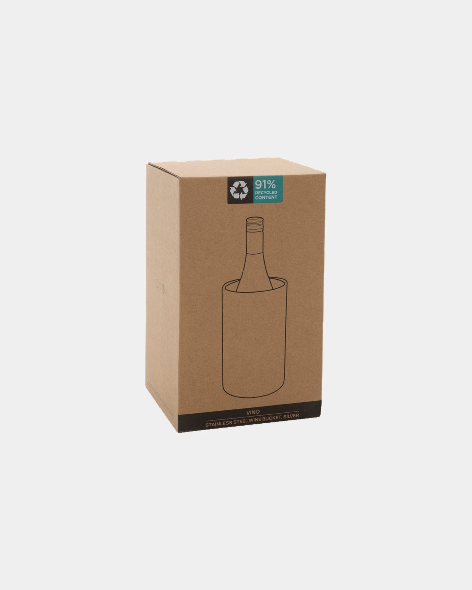 Secchiello vino acciaio inox riciclato da personalizzare
