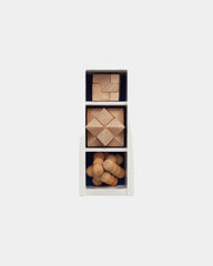 Rompicapo legno FSC 3 pezzi da personalizzare