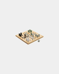 Gioco di ludo in legno FSC da personalizzare - Marrone