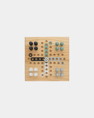 Gioco di ludo in legno FSC da personalizzare