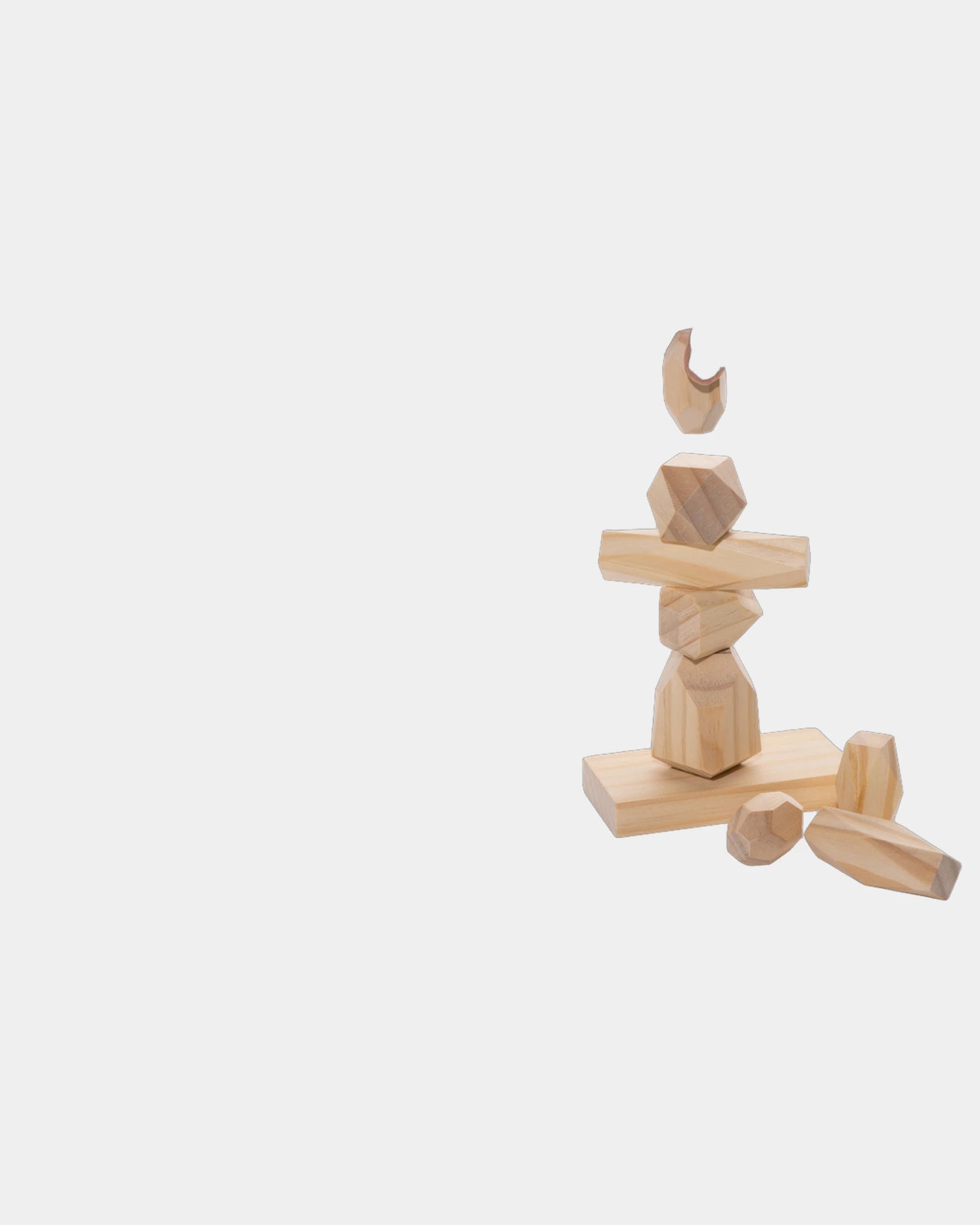 Pietre di equilibrio in legno FSC da personalizzare - 1
