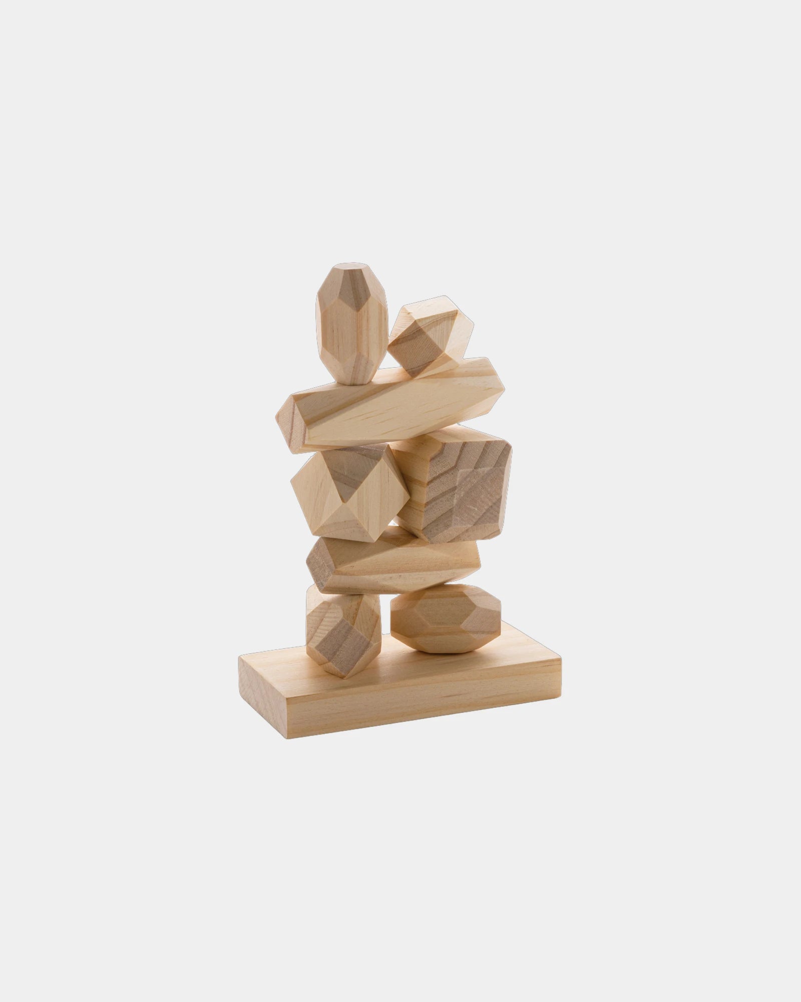 Pietre di equilibrio in legno FSC da personalizzare - Marrone