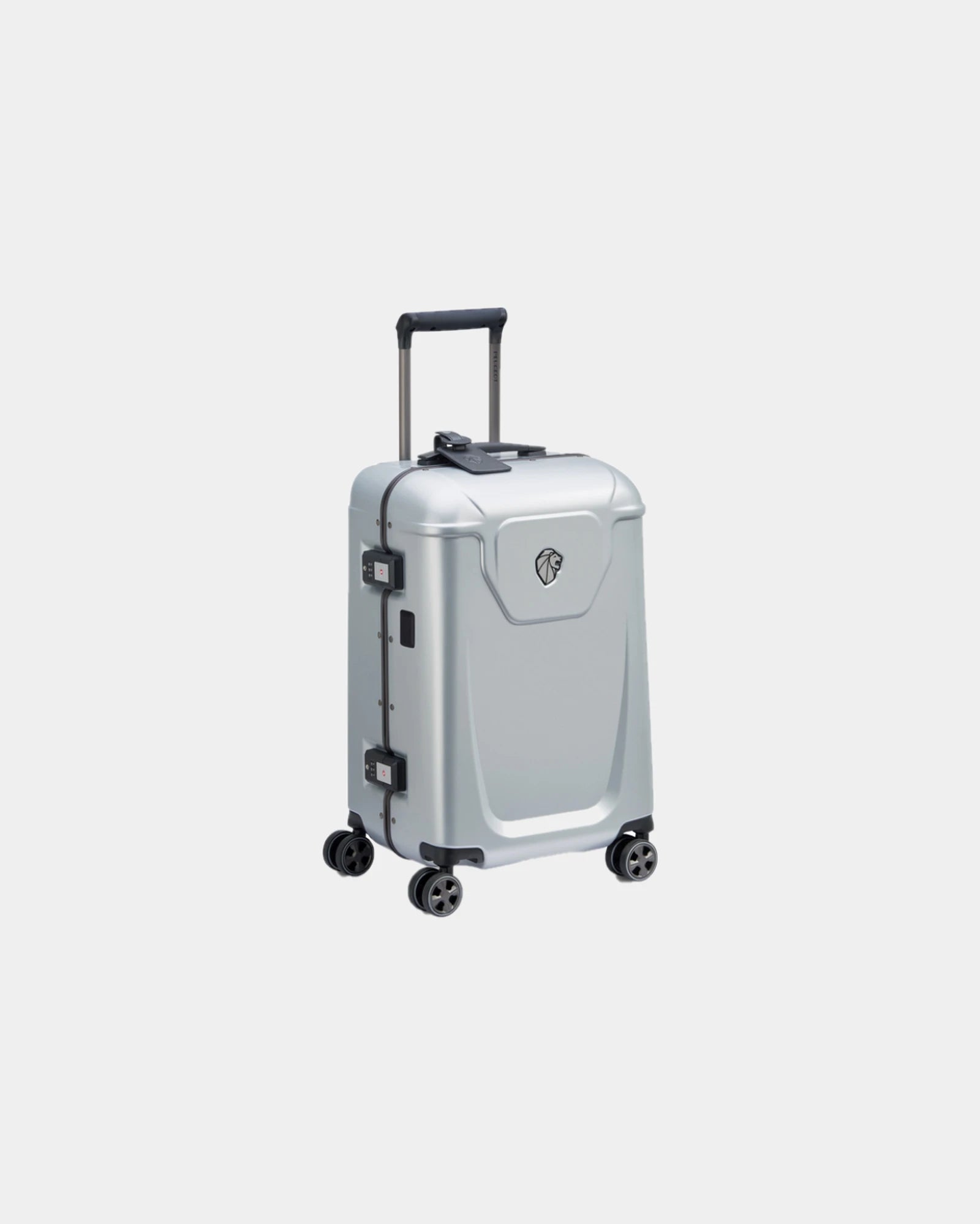 Trolley cabina Peugeot Voyages 55 cm da personalizzare - Argento