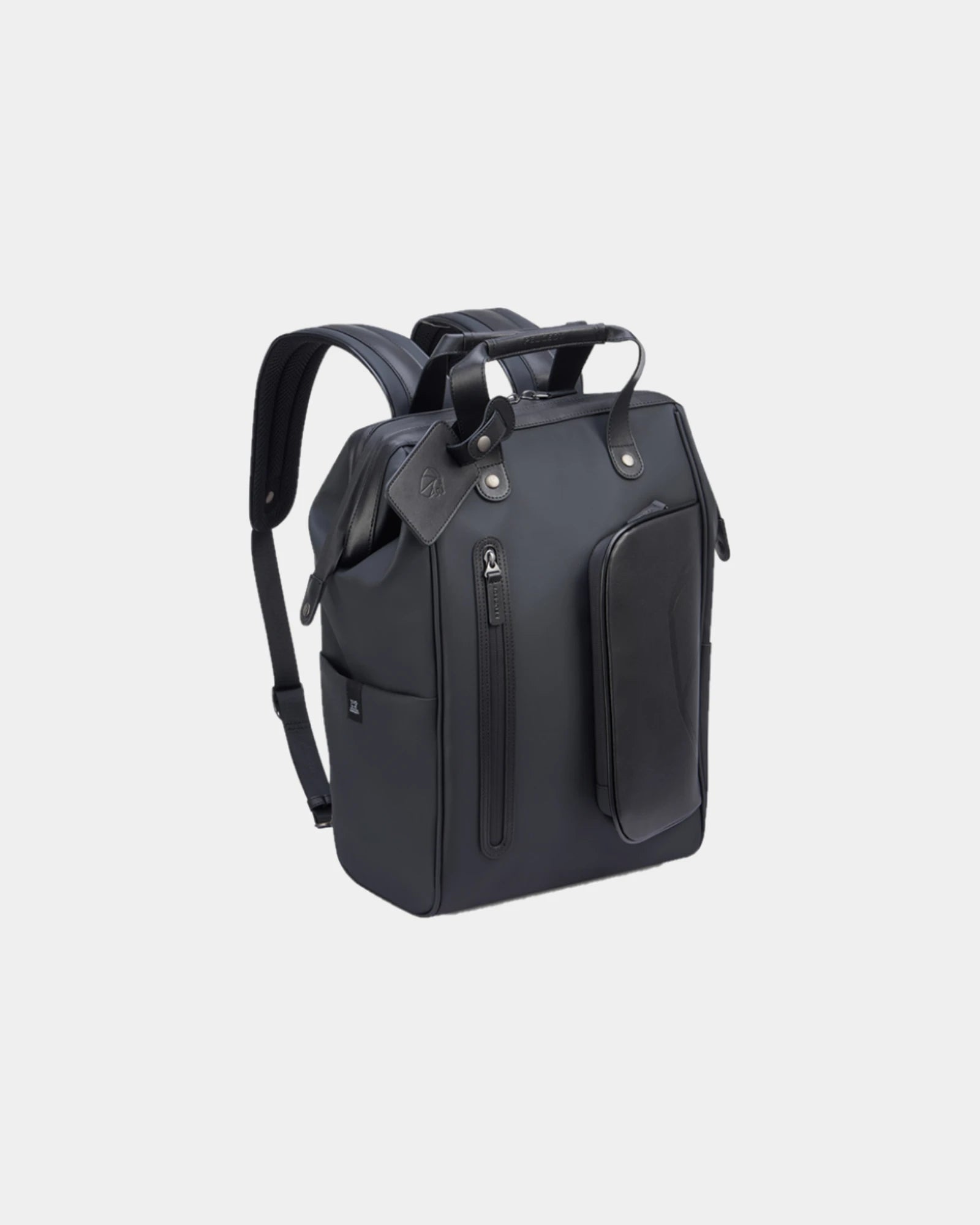 Zaino poliestere riciclato Peugeot 46 cm da personalizzare - Nero